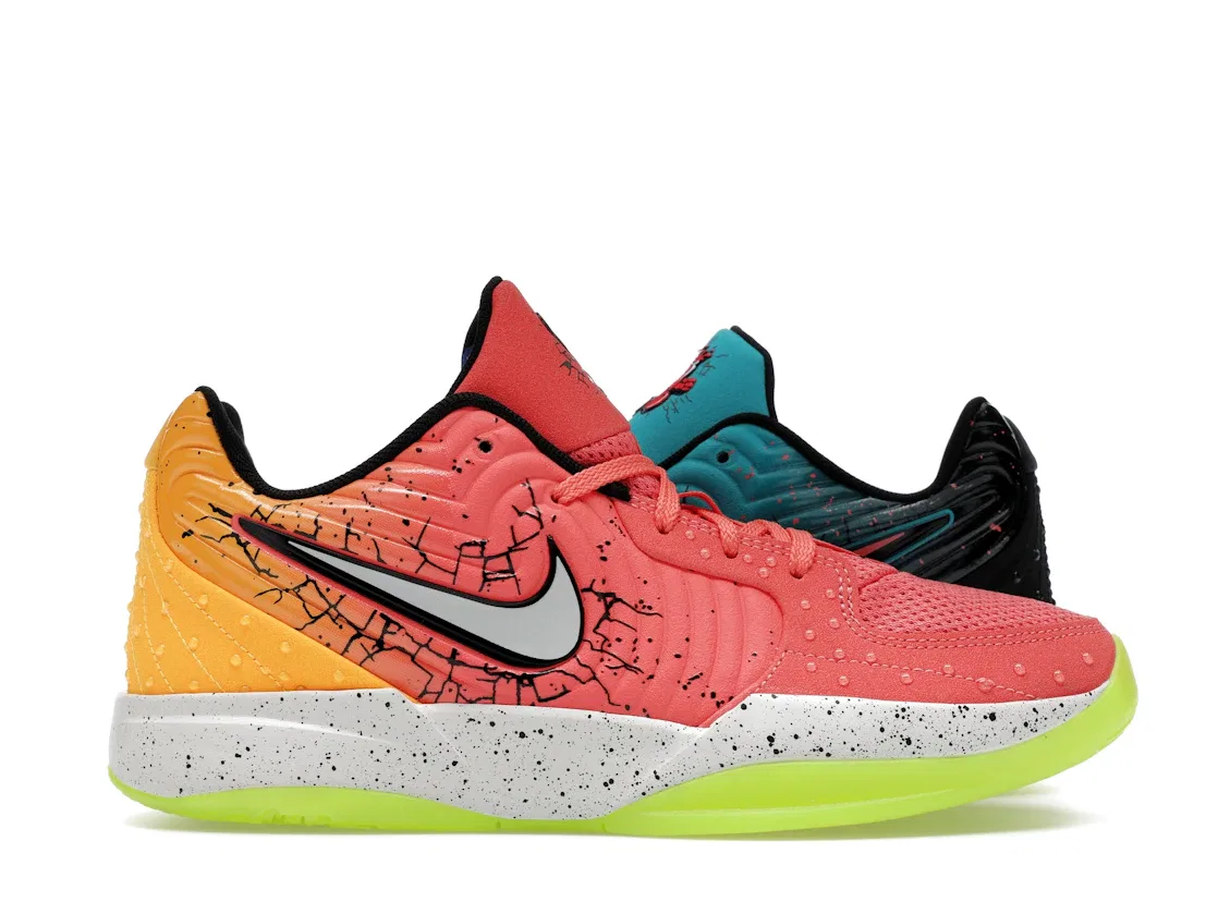 Детские баскетбольные кроссовки с принтом Nike Ja 2 Nike, Magic Ember/Laser Orange/Black/Photon Dust