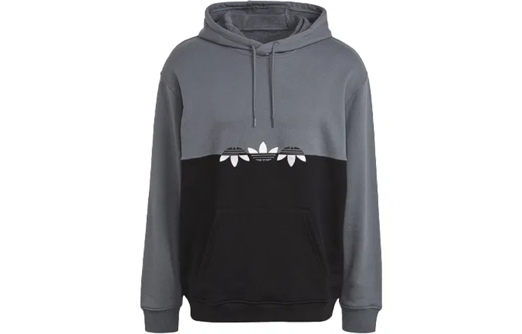Мужской худи с капюшоном и длинным рукавом Adidas Originals, Blue Black