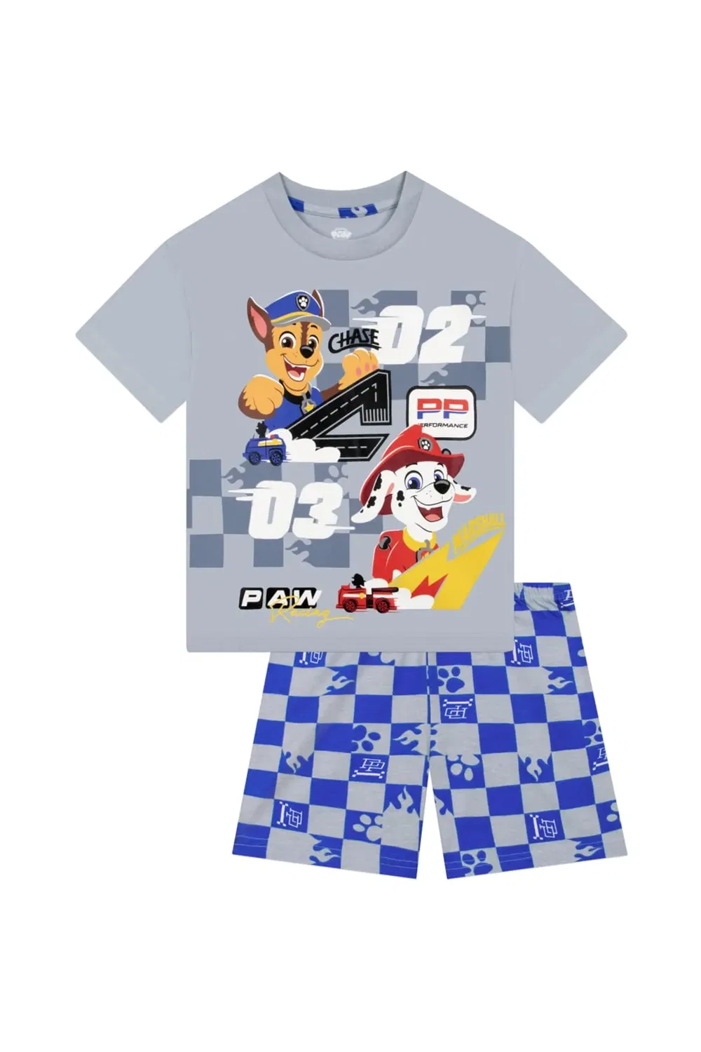 Детский пижамный комплект с коротким рукавом Paw Patrol, Blue