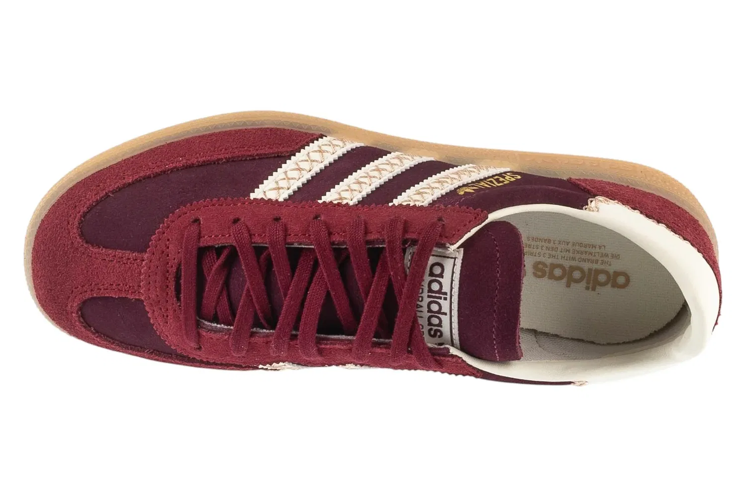Кроссовки низкие adidas Handball Spezial J Adidas Originals, темно-красный — фото 3