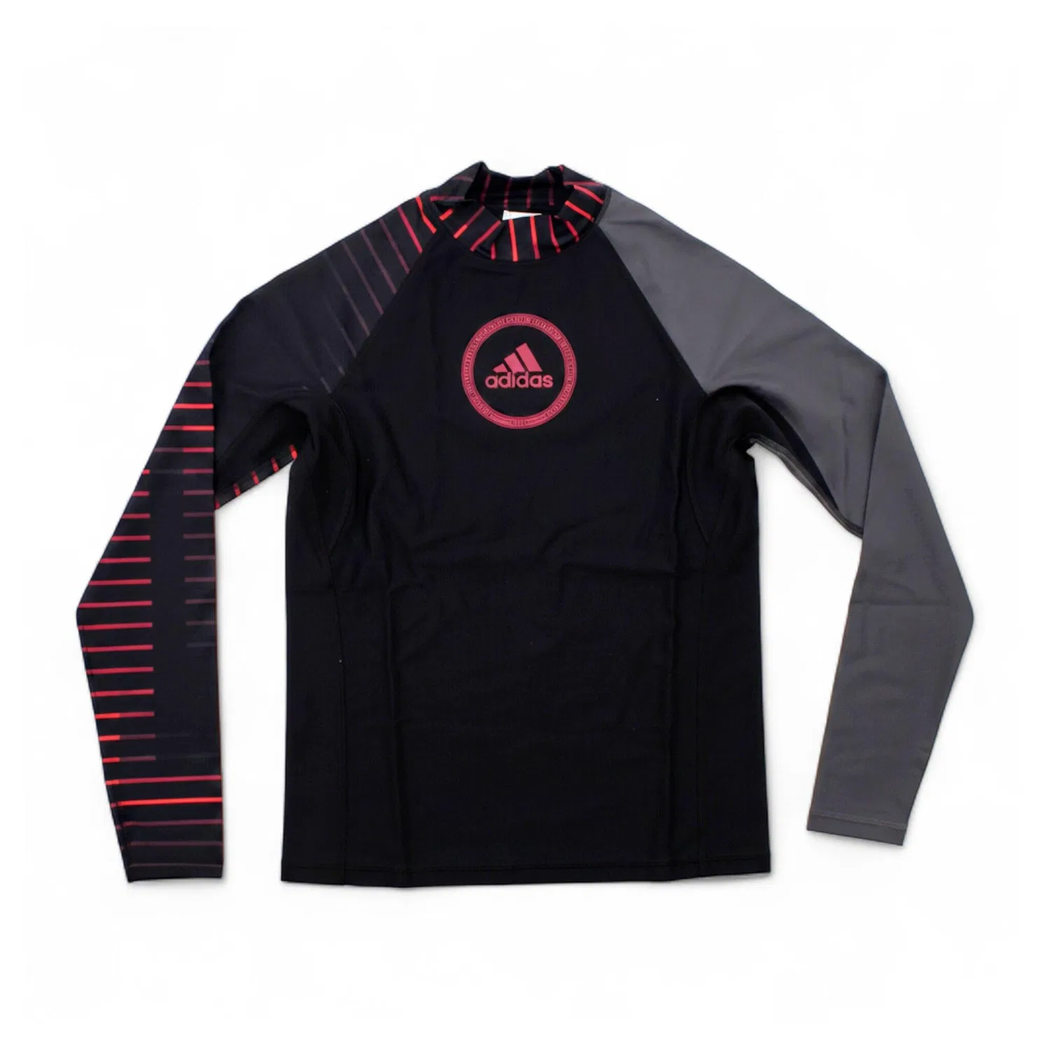 Мужское компрессионное лонгслив Rashguard Adidas, Schwarz — фото 2