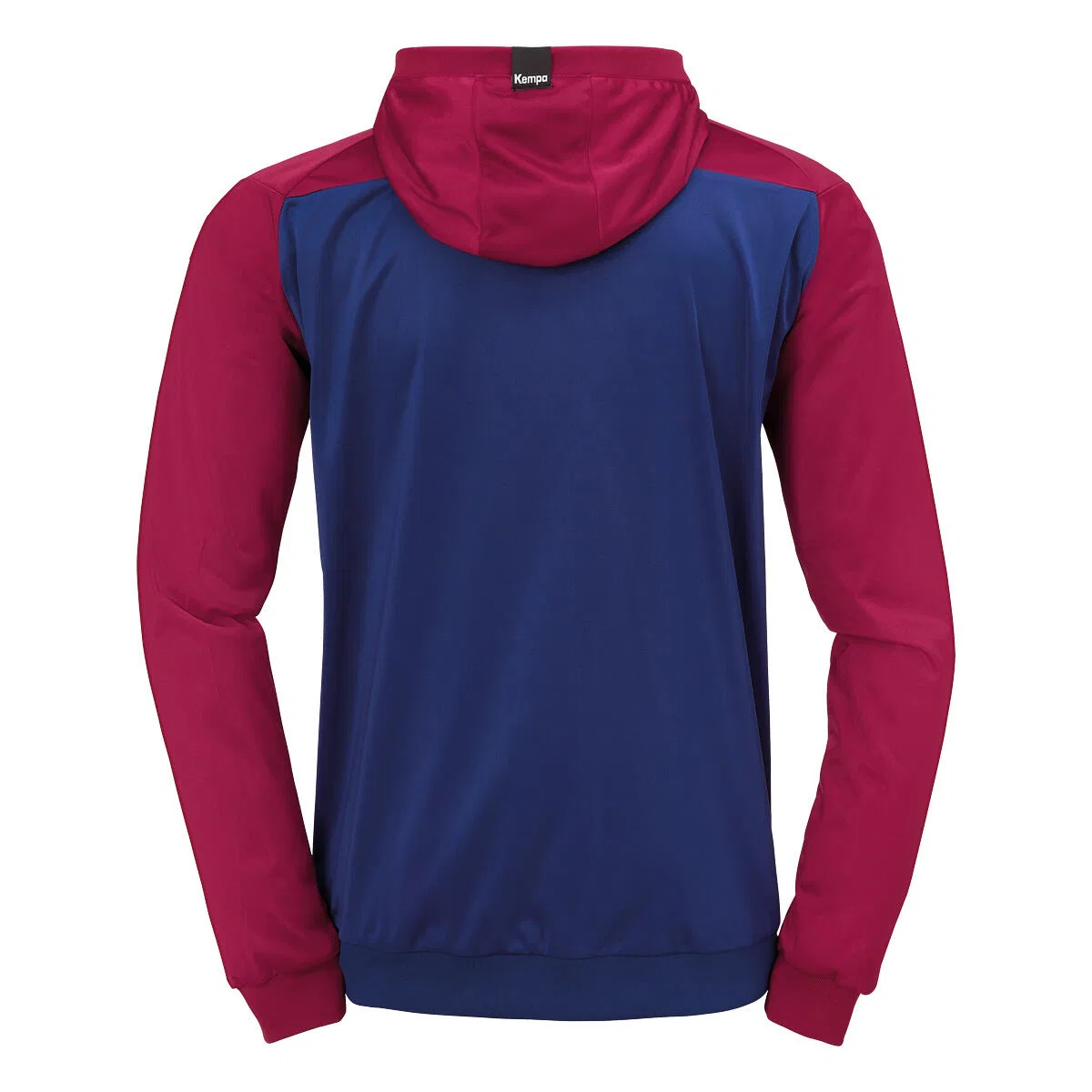Детская тренировочная куртка с капюшоном PRIME MULTI Kempa, Jeansblau Warmes Rot Schwarz — фото 2