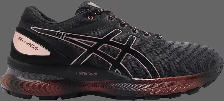 

Кроссовки wmns gel nimbus 22 platinum 'rose gold' Asics, черный