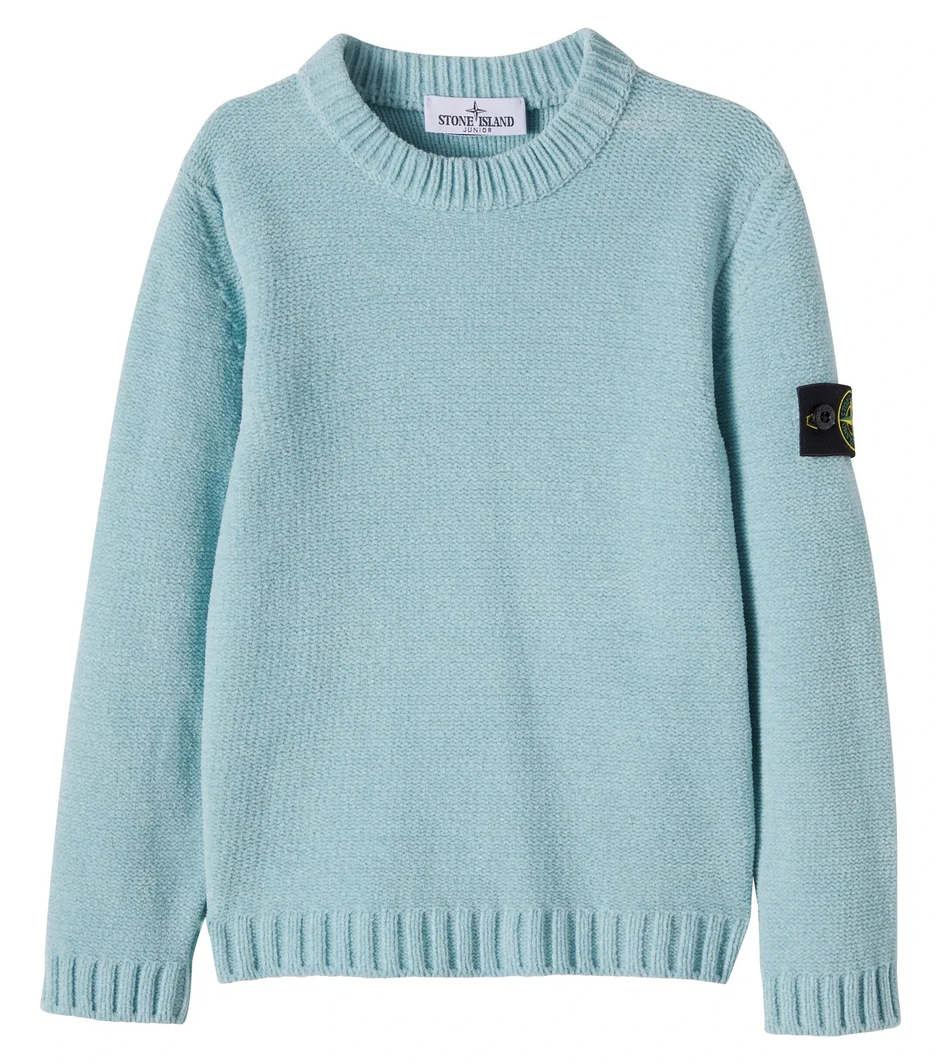 Свитшот хлопковый модель Compass Stone Island Junior, синий