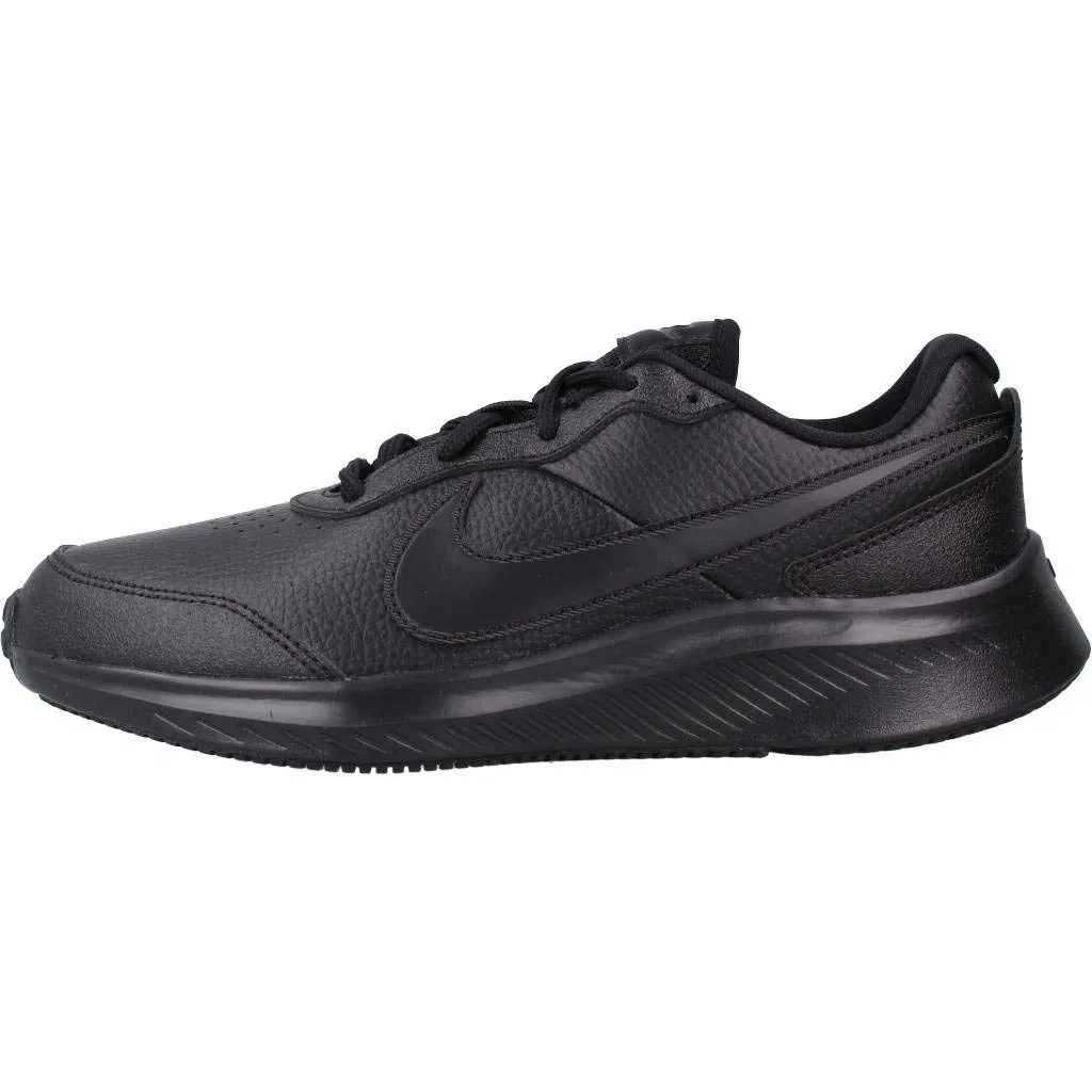 Детские спортивные кроссовки для мальчиков с кожаным верхом NIKE Varsity Leather GS, White — фото 2