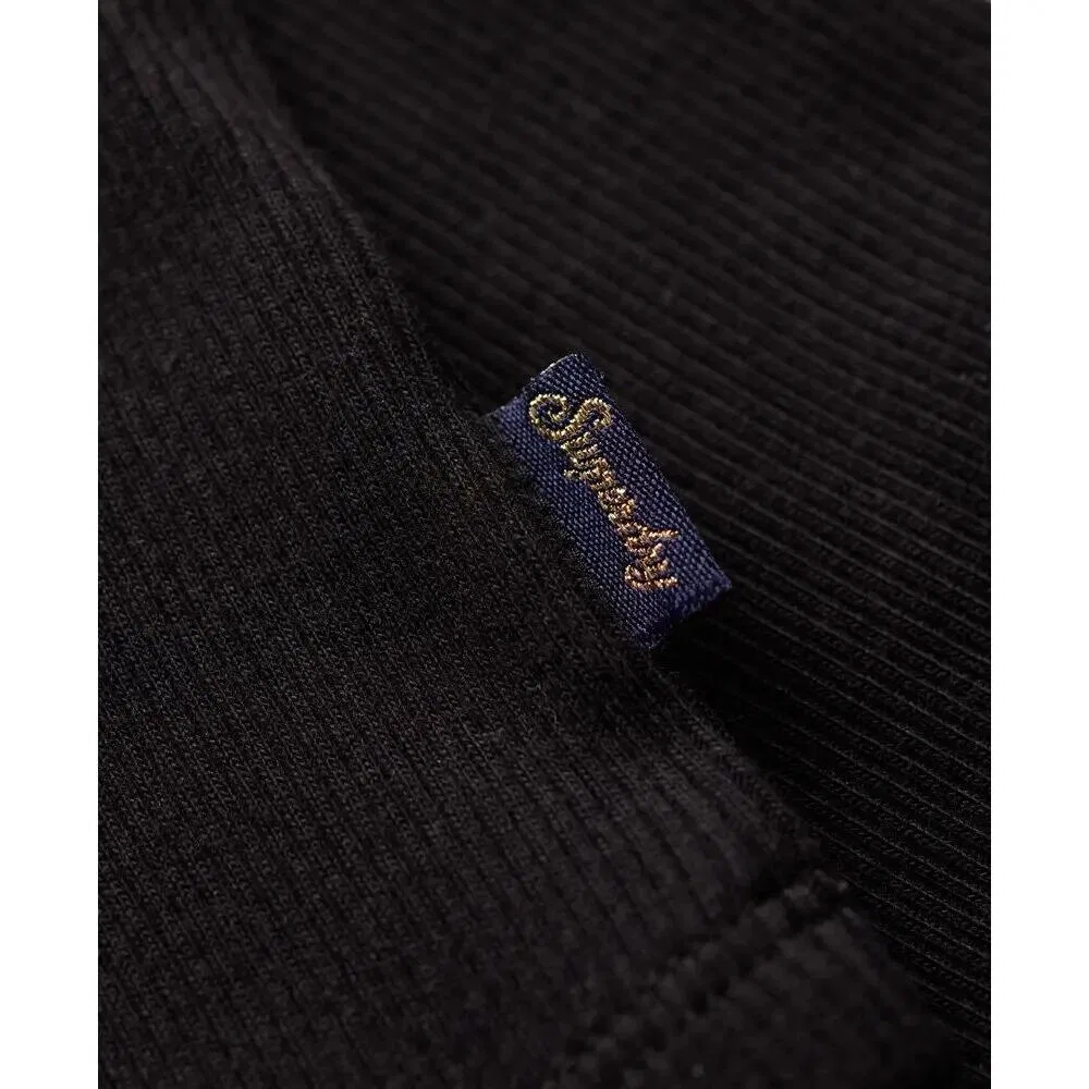 Женский топ-камисол Superdry Ess, с кружевной отделкой, Цвет: Schwarz — фото 3