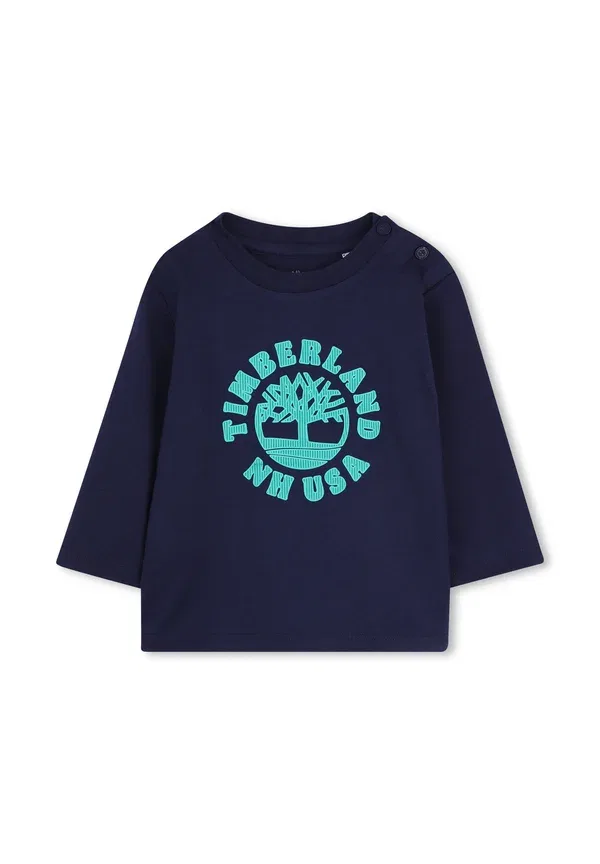 Футболка с принтом Long sleeved top Timberland темно-синий