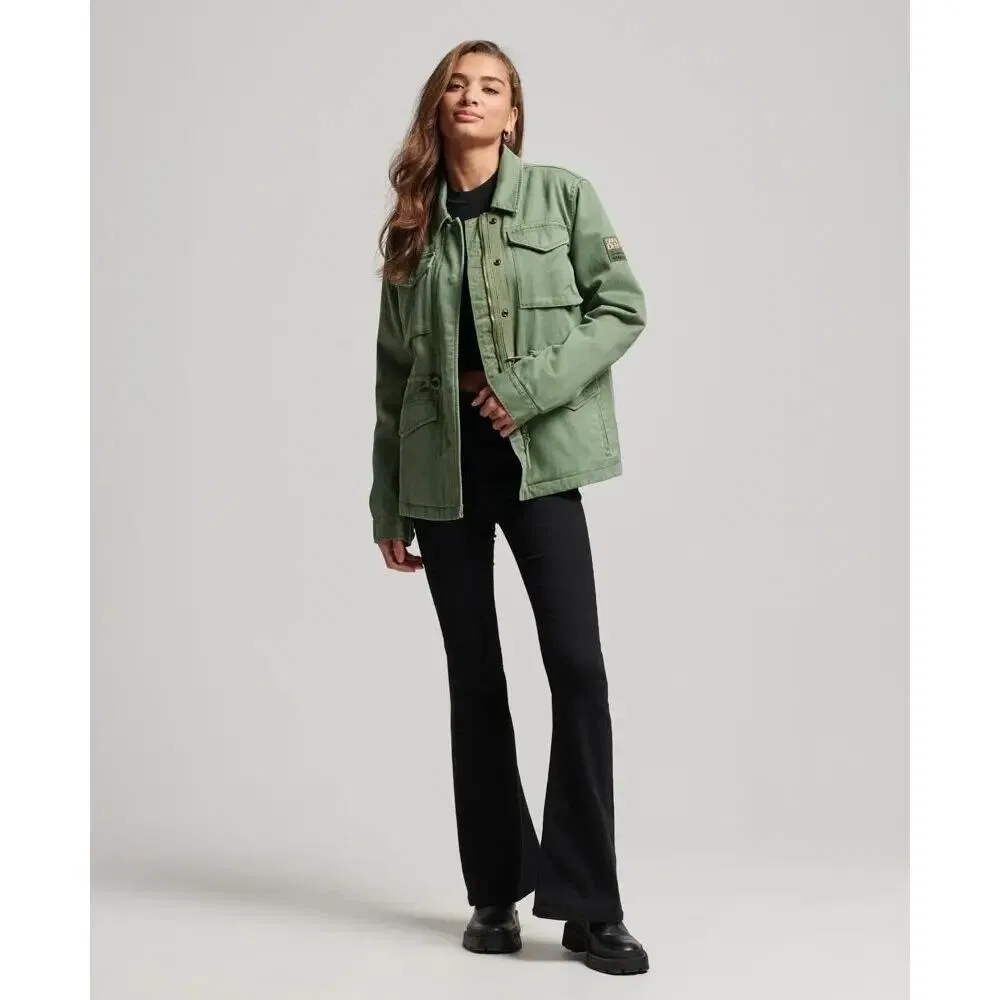 Женская куртка военного кроя M65 Superdry, Grun — фото 2