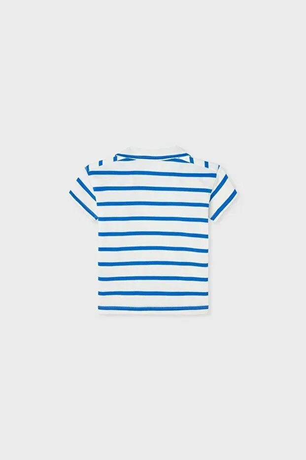 Детская футболка для мальчиков с принтом Bg store baby boy striped tshirt Gb Baby, Lined — фото 3