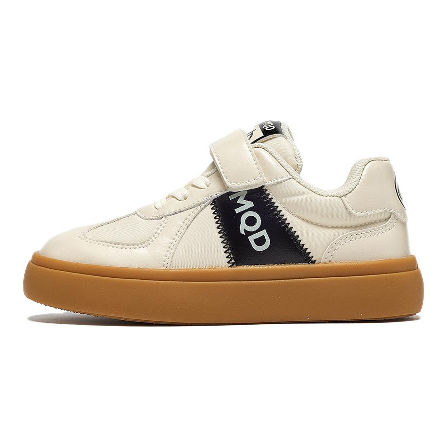 

Скользоустойчивые, износостойкие, дышащие, легкие низкие детские скейтбординговые кроссовки Kids' MQD, бежевый