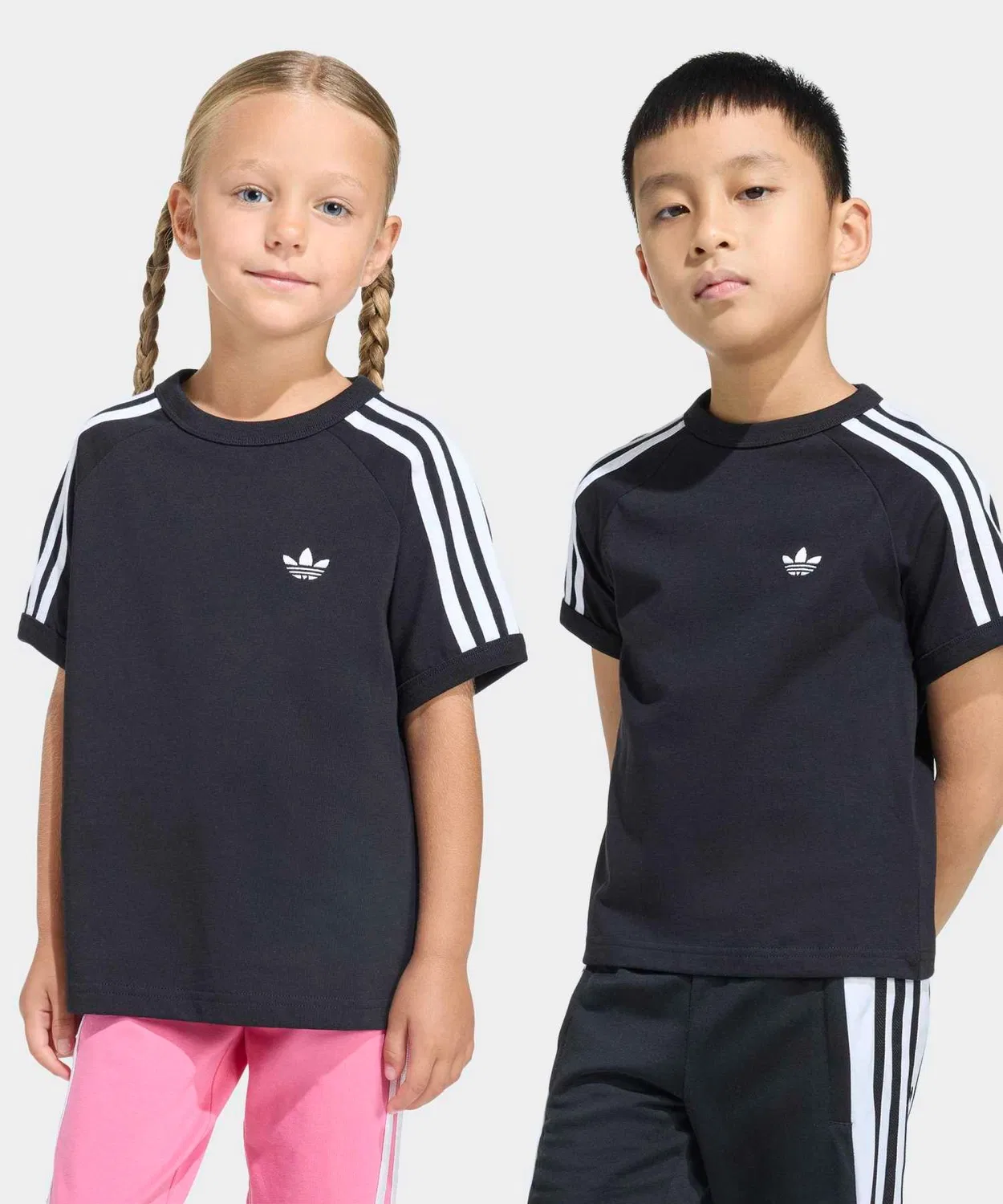 Детская футболка с длинным рукавомAdidas Originals, Black