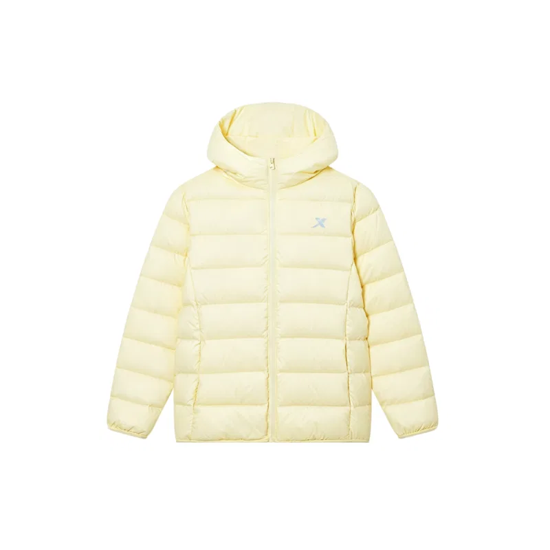 Детский пуховик с принтом Cloud Collection XTEP, Beige Yellow