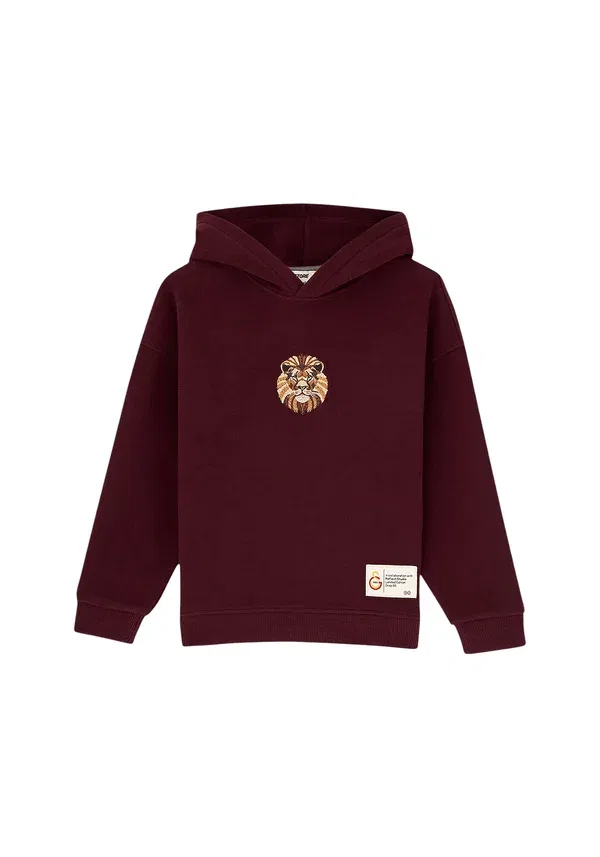 Худи с капюшоном из хлопка Hoodie Puma, красный