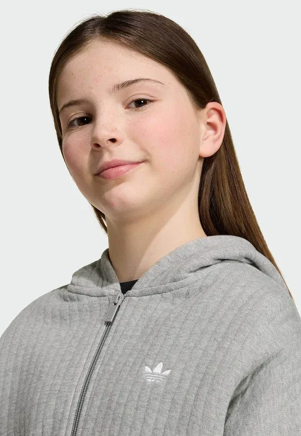 Толстовка на молнии Adidas Originals, серый — фото 3