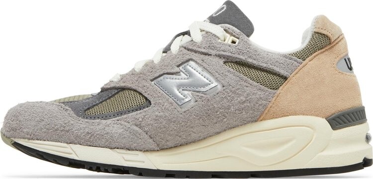 Кроссовки New Balance Teddy Santis x 990v2 Made in USA 'Marblehead', серый — фото 4