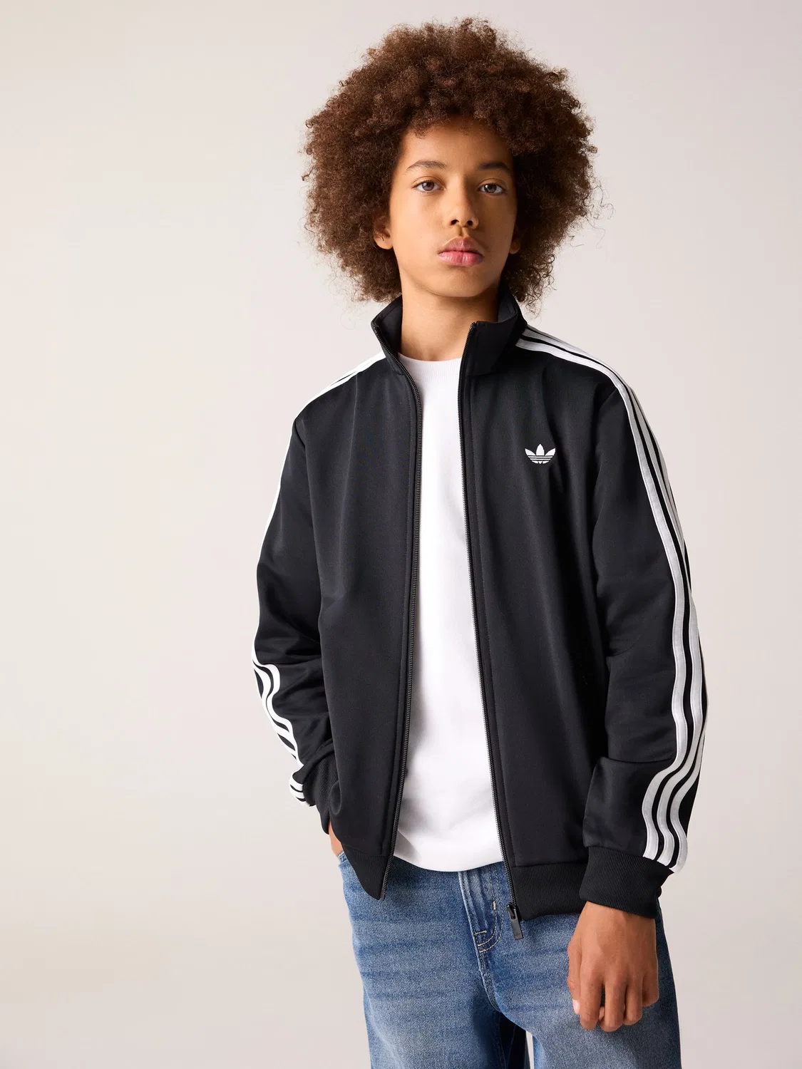 Куртка Firebird Loose Track Jacket, adidas Originals, черный