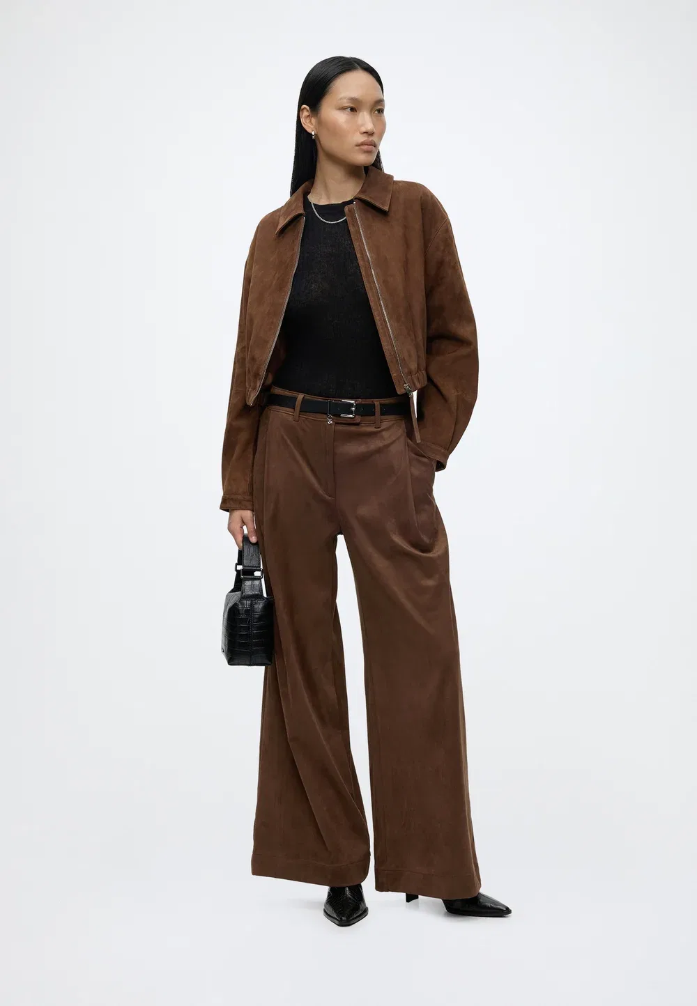 Такора - широкие штанины Boss, Medium Brown — фото 2