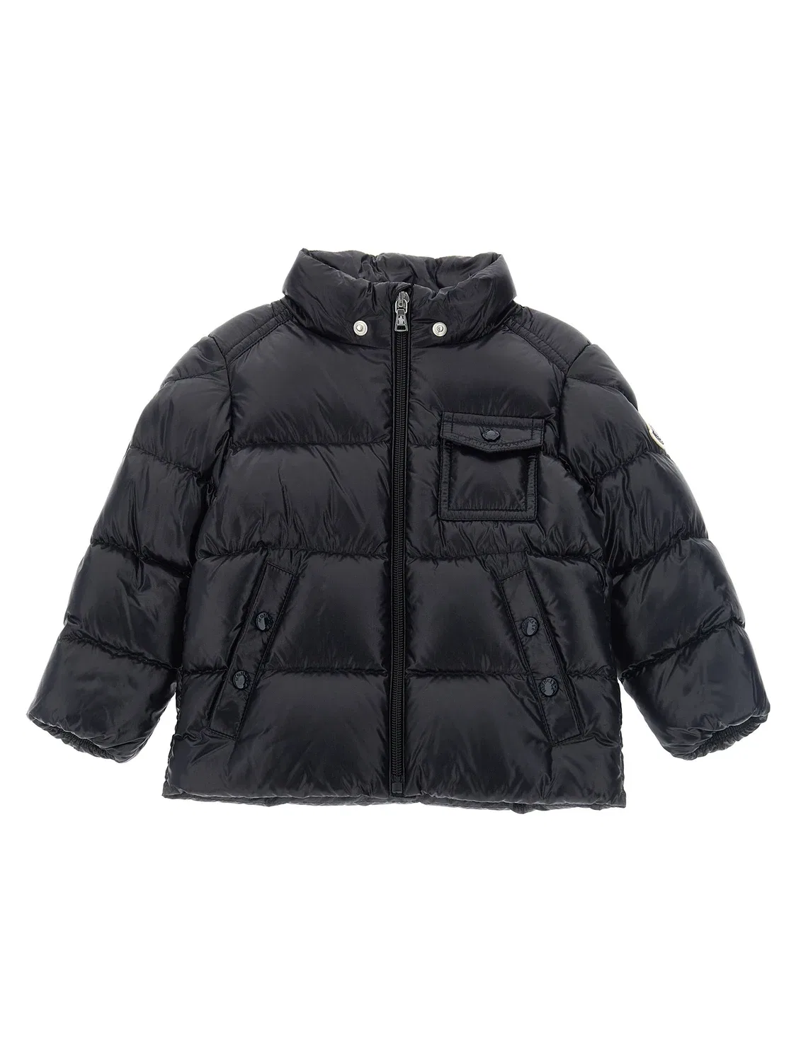 Пуховик "K2" Moncler Enfant, синий — фото 2