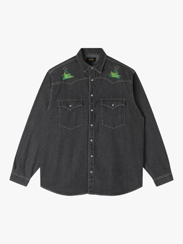 

Хлопковая джимовая вестерн-рубашка Regular Fit Stan Ray, Stonewash Bk