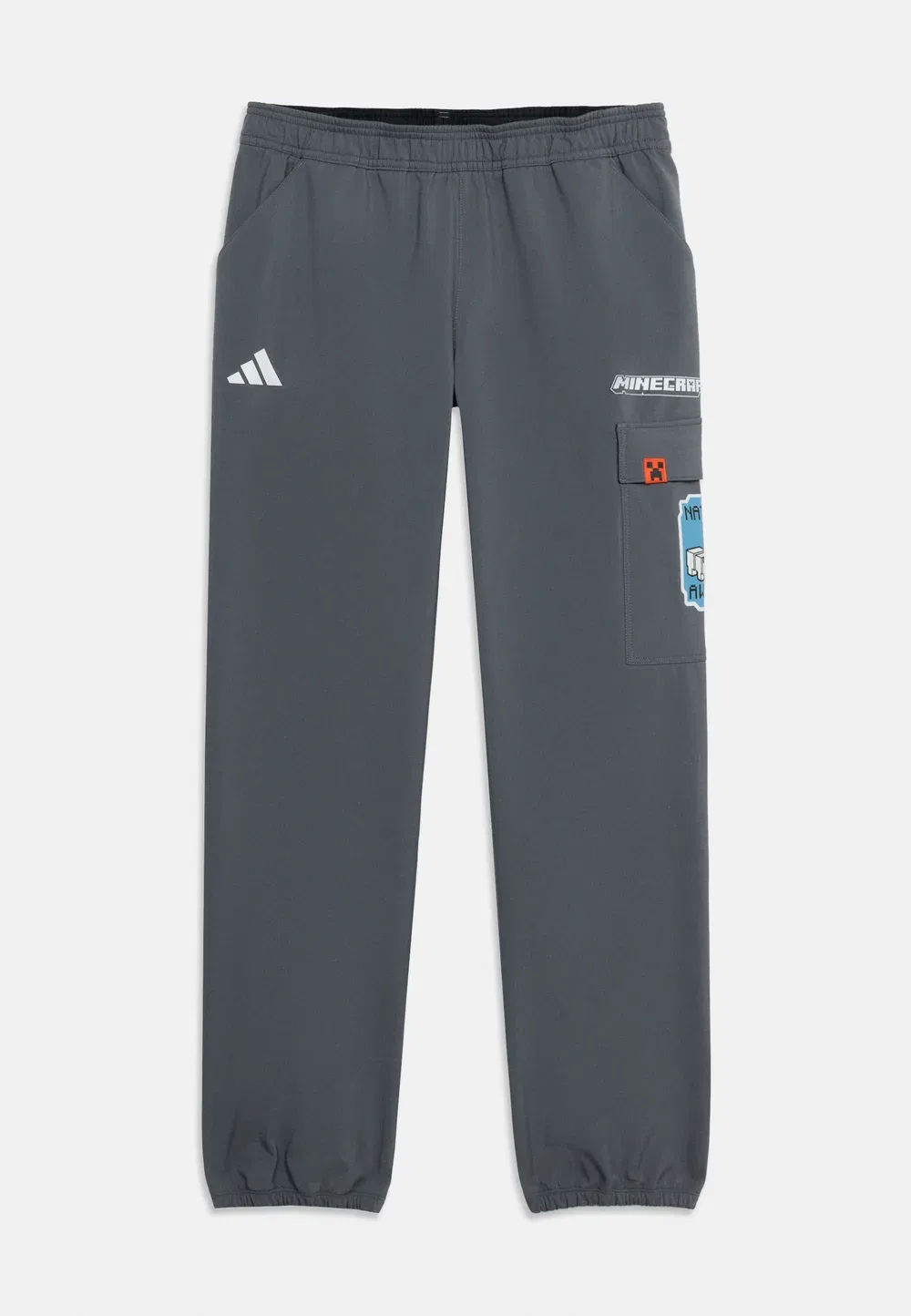 Унисекс брюки Minecraft - брюки для активного отдыха Adidas Terrex, Grey — фото 3