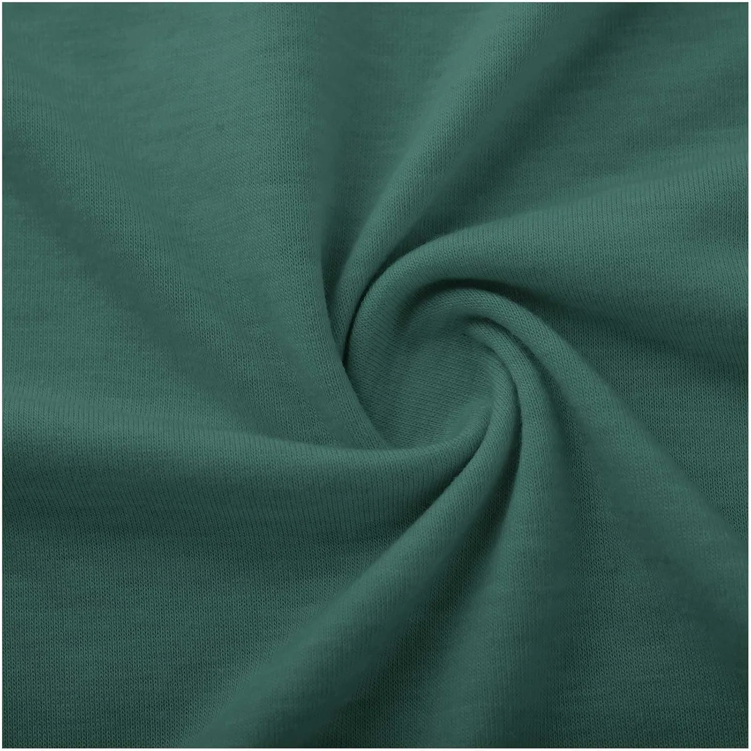 Женская блузка свободного кроя с защипами, с рукавом 3/4, #Y03-green — фото 4