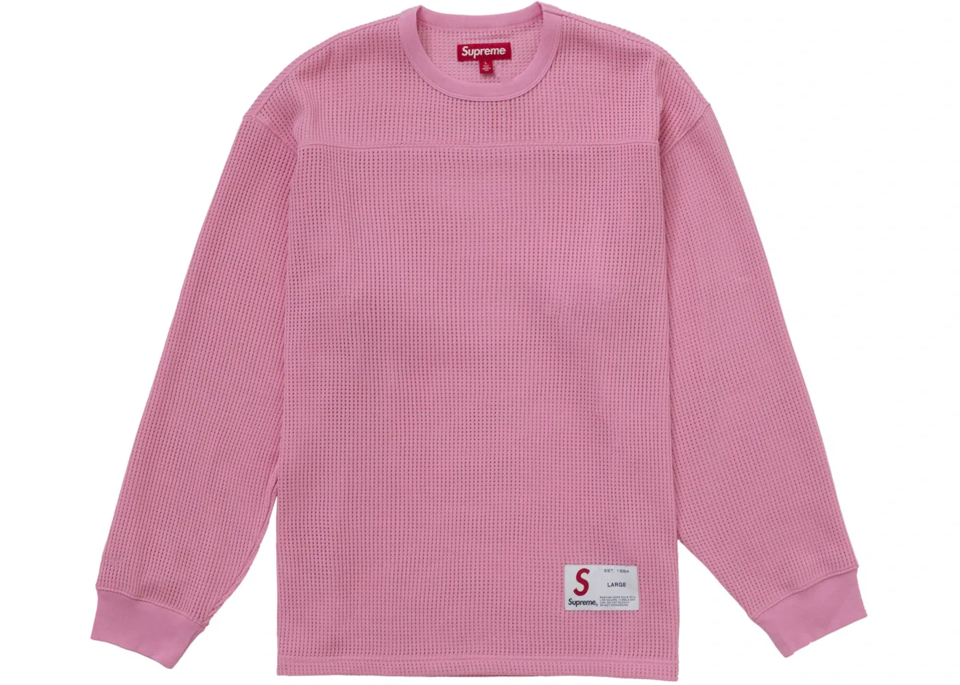 Мужская футбольная футболка с длинным рукавом Supreme Top, Pink
