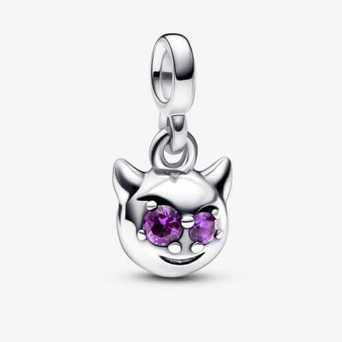 

Шарм-подвеска Pandora ME Little Devil Mini, серебро/фиолетовый