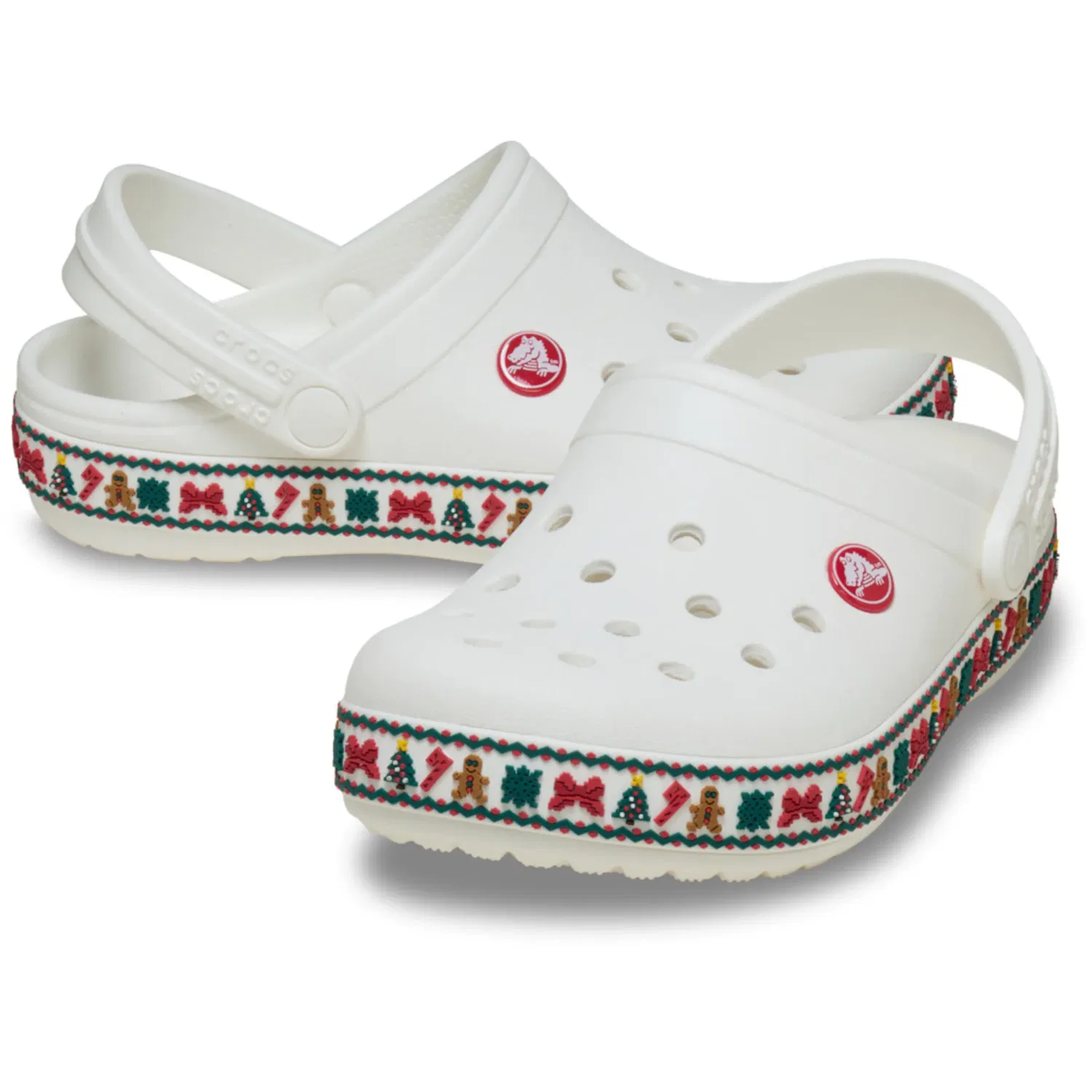 Детские сандалии с ремешком на пятке Crocs, White — фото 2