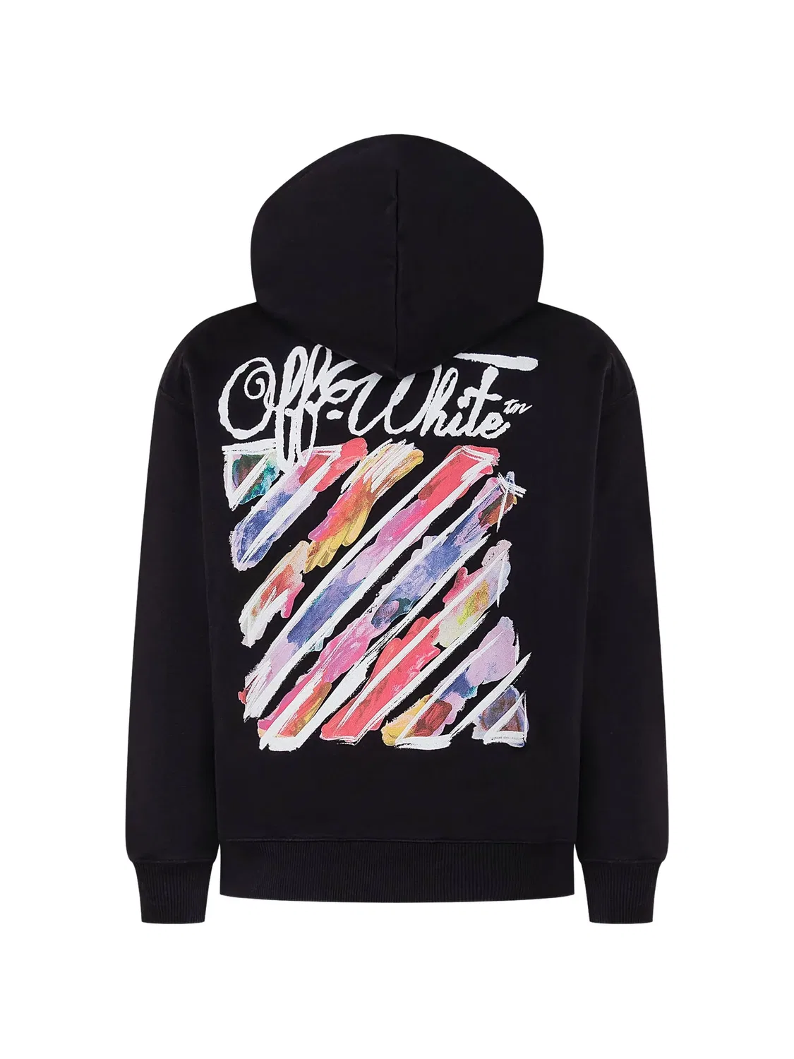 Детское худи с графическим принтом черное OFF-WHITE, черный — фото 2