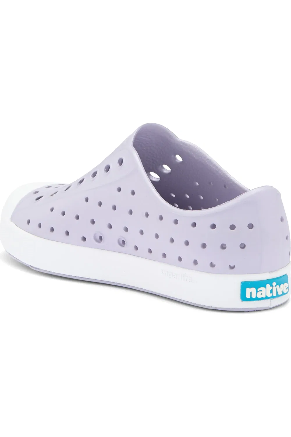 Кеды детские водонепроницаемые Jefferson Slip-On Native Shoes, Future Purple/Shell White — фото 2
