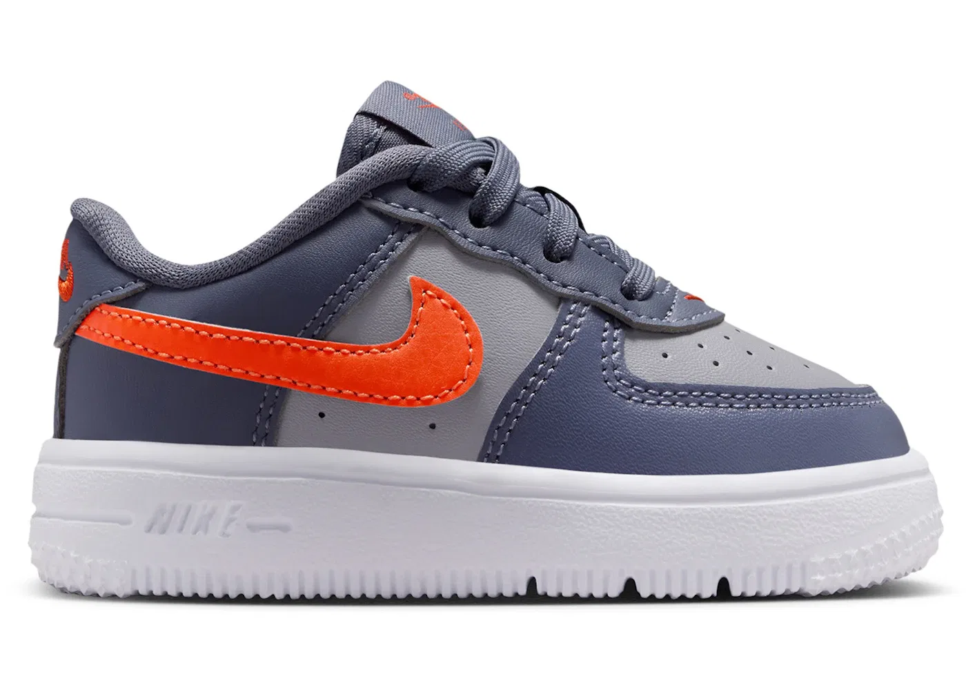 Детские кроссовки Lifestyle Nike Force 1 Low, Cement Grey/Light Carbon/White/Team Orange