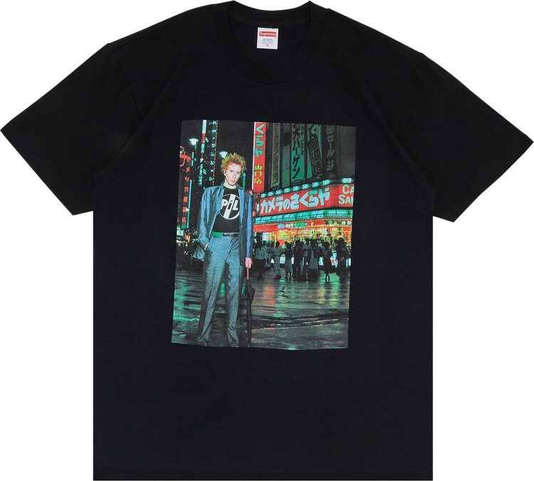 

Футболка Supreme x PiL Live In Tokyo Tee 'Black', черный