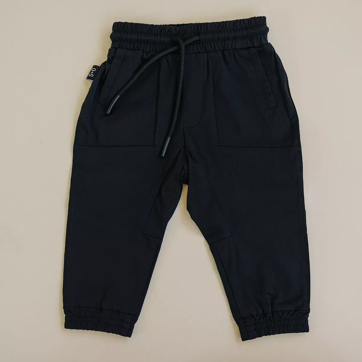 Детские спортивные штаны для девочек с эластичным поясом Eden Joggers Olive + Scout, Stone — фото 4