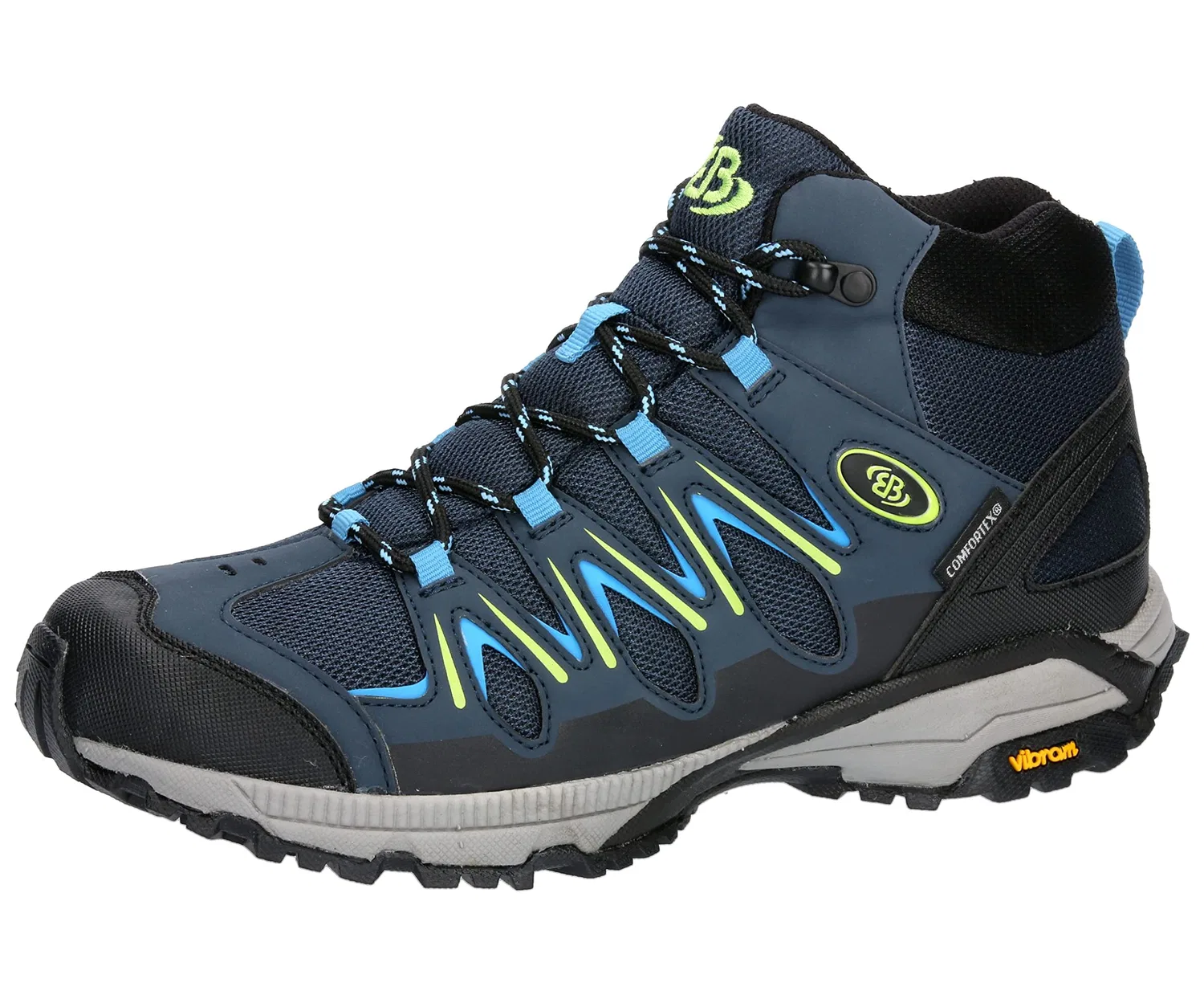 Детские трейловые ботинки водонепроницаемые Expedition Mid Brütting, Navy Blue Lemon