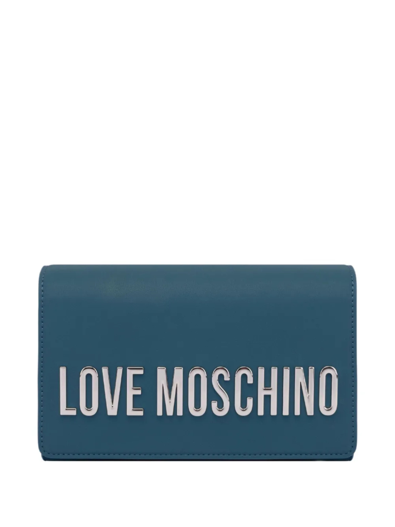 

Love Moschino клатч с логотипом, синий