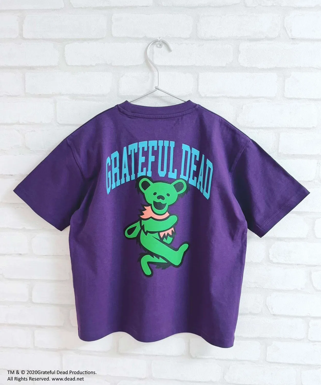 Детская футболка с принтом Grateful Dead, Purple