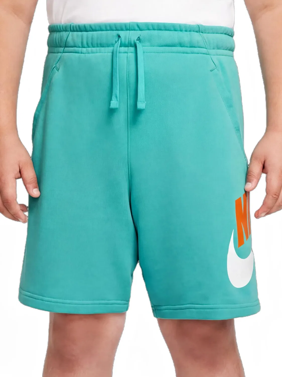 Шорты Sportswear HBR Club Fleece с кулиской Nike Kids, синий — фото 2