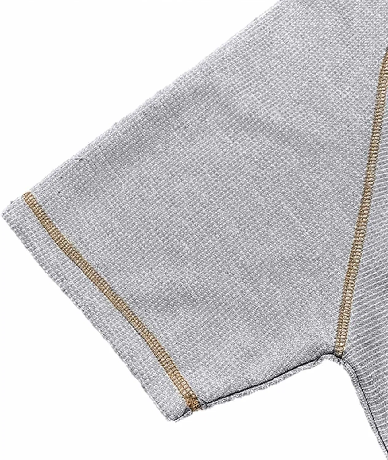 Мужская футболка-поло с V-образным вырезом, короткий рукав реглан, Lightweight T-Shirts, Gray — фото 4