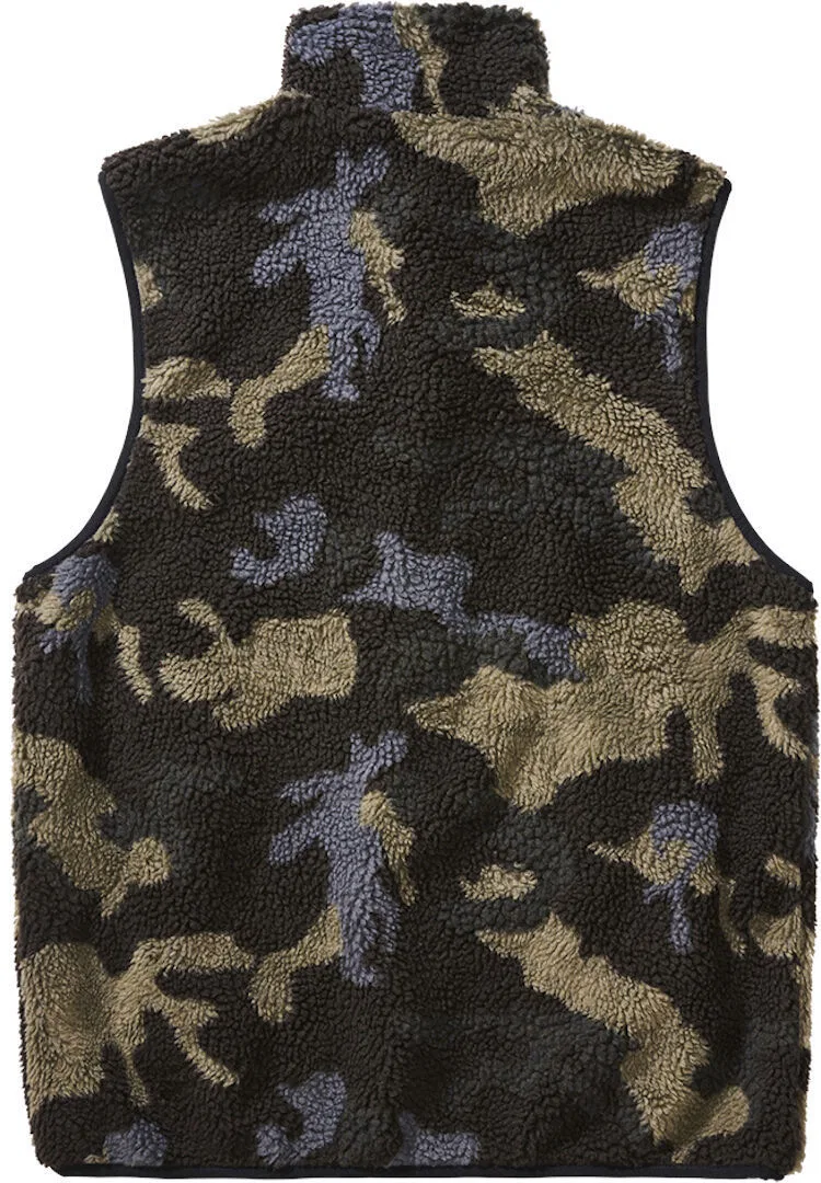 Жилет из тэдди-флиса Brandit Teddyfleece Weste, S, камуфляж темный, Dunkles Camouflage — фото 4