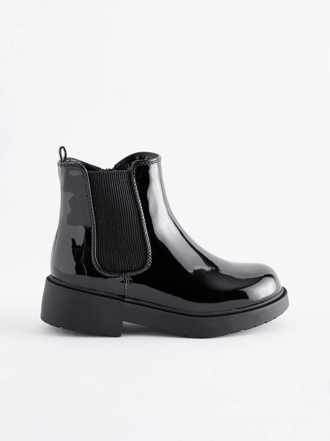 Челси ботинки Black Patent Next, черный лакированный — фото 2