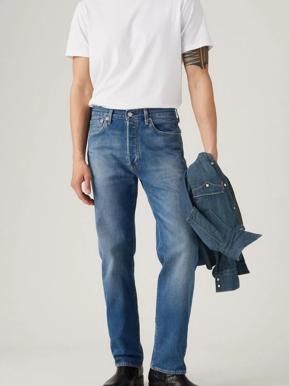 Джинсы прямые, модель The Fairway 501 Original Levi's, The Fairway Blue — фото 4