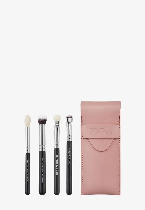 Набор кистей для макияжа глаз Set of 4 mini eye brushes Zoeva