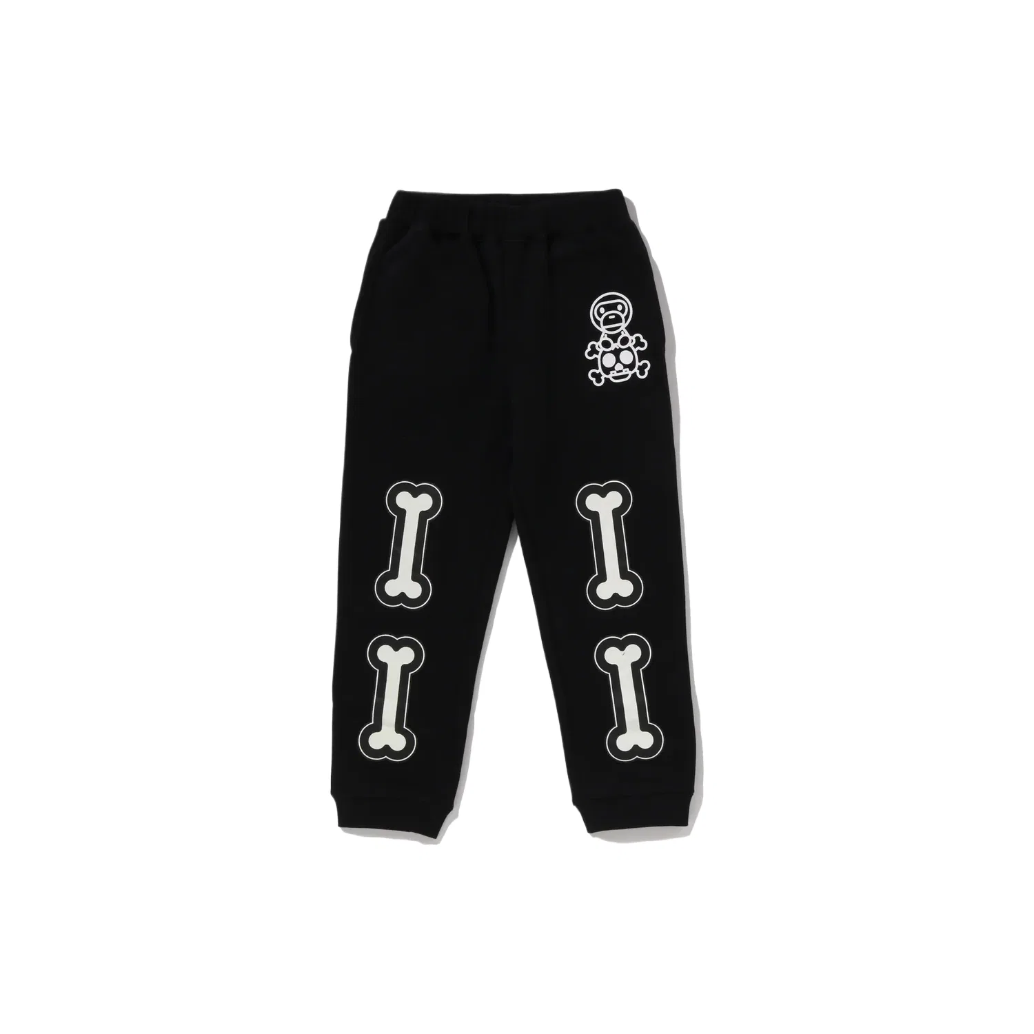 Детские трикотажные штаны для мальчиков Black A BATHING APE, Black
