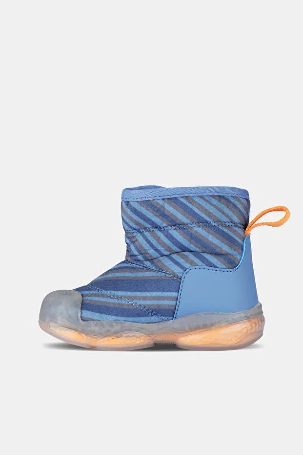 Детские ботинки для девочек с принтом Helium light men's first step jeans boots Vicco, Kot — фото 3