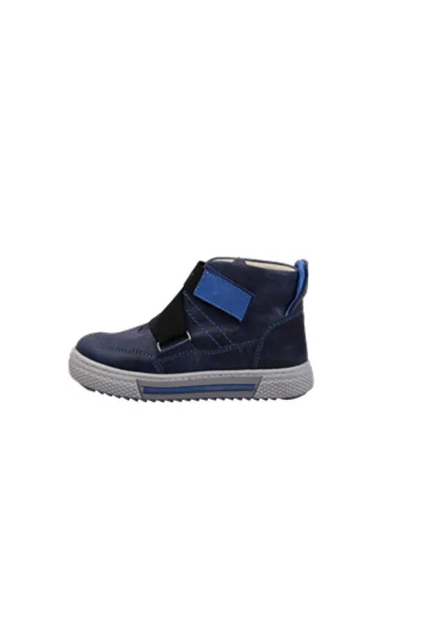 Детские ботинки для девочек с принтом Nubebe, Navy Blue — фото 3