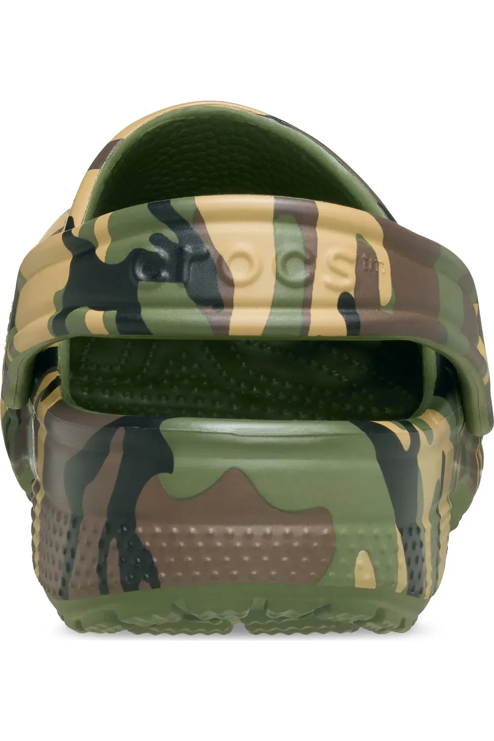 Детские сабо камуфляжные Croslite Classic Camo Clog Crocs, Army Green/Multi — фото 4