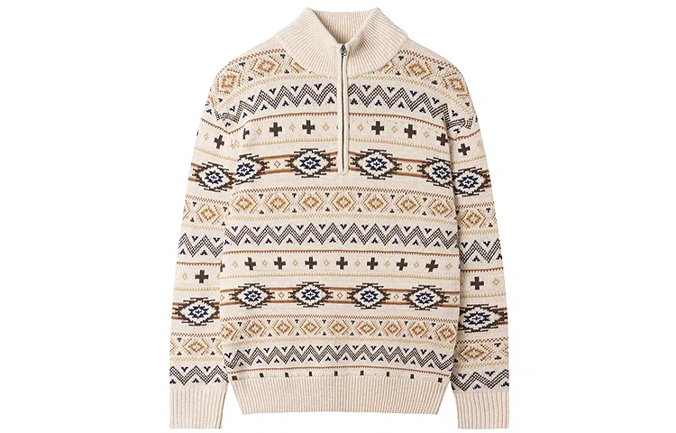 Детский свитер из вязаного полотна Teenie Weenie Men, Ivory White