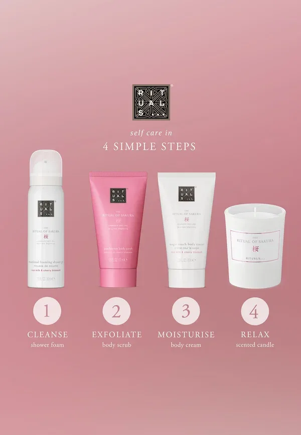 Гель для душа 50 мл Foaming shower gel Rituals, Cherry Blossom & Rice Milk — фото 3