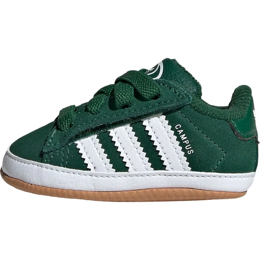 Кроссовки детские с ремешками Campus Crib Shoes adidas, Розовый — фото 2