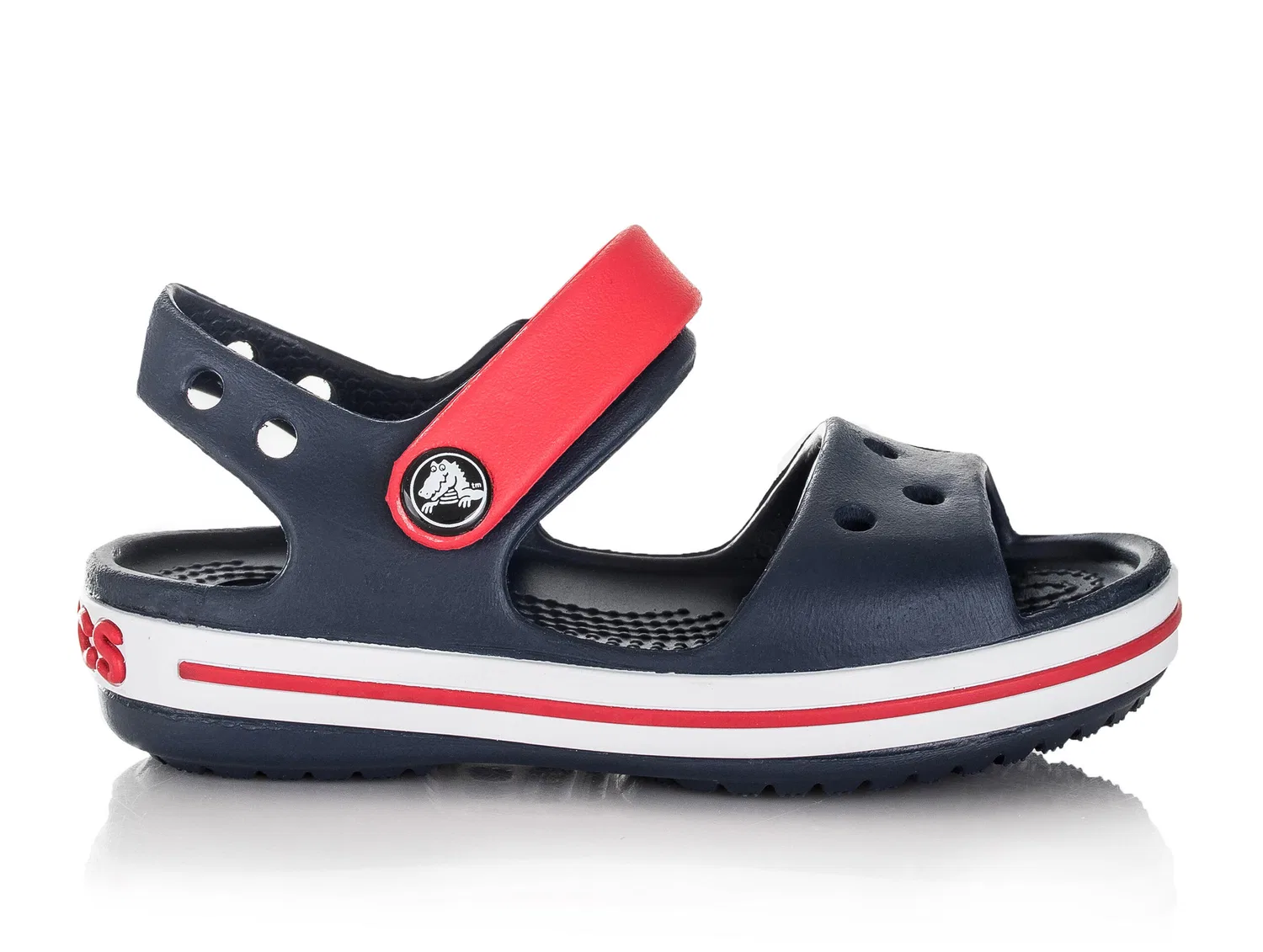 Детские сандалии с ремешком Crocband Crocs, Dunkelblau / Rot / Dunkelblau